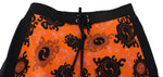 Dsquared² Chic Orange Swim Shorts Boxer for Men's Men