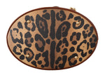 Dolce & Gabbana Elegant Leopard Bucket Tote Women's Bag
