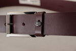 Dolce & Gabbana Elegant Brown Leather Designer Men's Belt