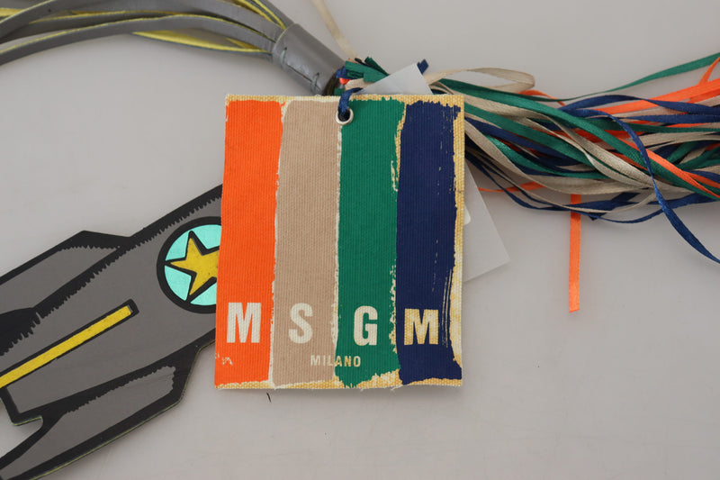 MSGM Chic Multicolor Keychain & Bag Women's Charms