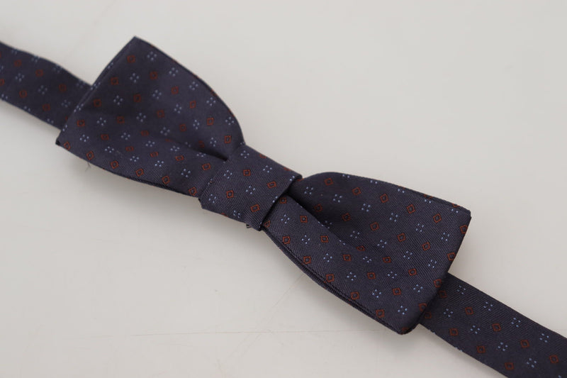 Dolce & Gabbana Elegant Silk Patterned Bow Men's Tie