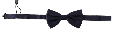 Dolce & Gabbana Stunning Silk Blue Bow Men's Tie