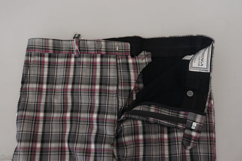 BENCIVENGA Checkered Couture Chino Pants for Men's Men