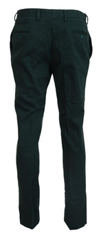 BENCIVENGA Elegant Dark Green Chino Men's Trousers