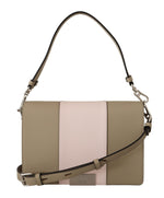 Karl Lagerfeld Chic Sage Shoulder Bag with Dual Women's Straps