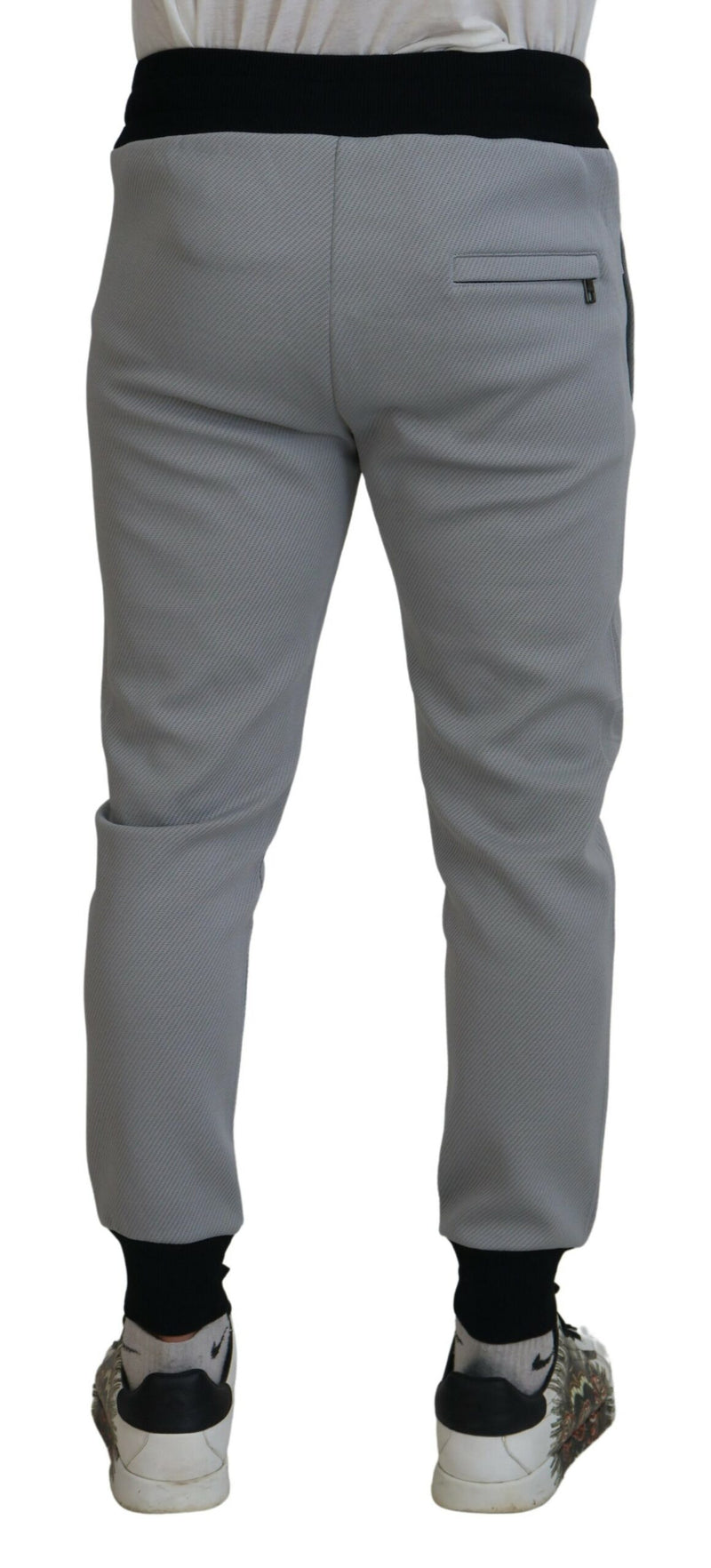 Dolce & Gabbana Elegant Grey Jogger Men's Pants