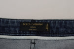 Dolce & Gabbana Chic High Waist Straight Jeans in Vibrant Women's Yellow