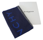 Givenchy Elegant Unisex Wool Silk Blend Men's Scarf
