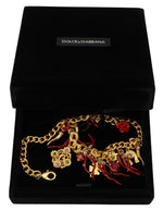 Dolce & Gabbana Opulent Multicolor Crystal Statement Women's Necklace