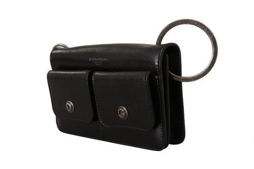 Dolce & Gabbana Elegant Mini Leather Wallet in Timeless Men's Black