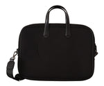 Karl Lagerfeld Sleek Nylon Laptop Crossbody Bag For Sophisticated Men's Style
