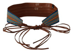 Exte Elegant Multicolor Leather Waist Women's Belt