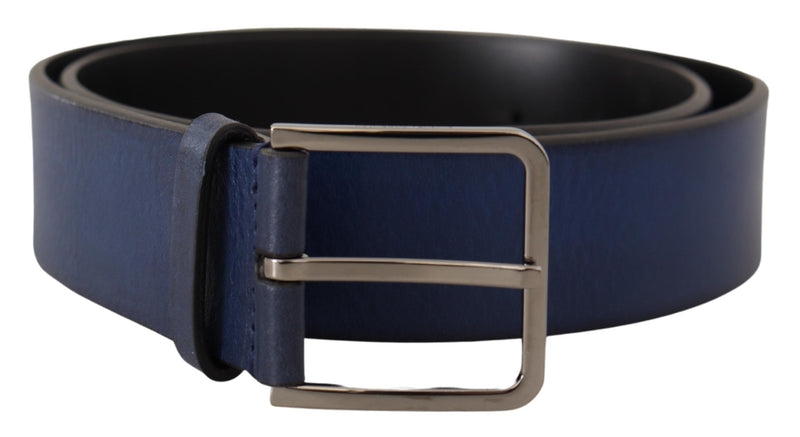 Dolce & Gabbana Elegant Italian Leather Belt in Men's Blue