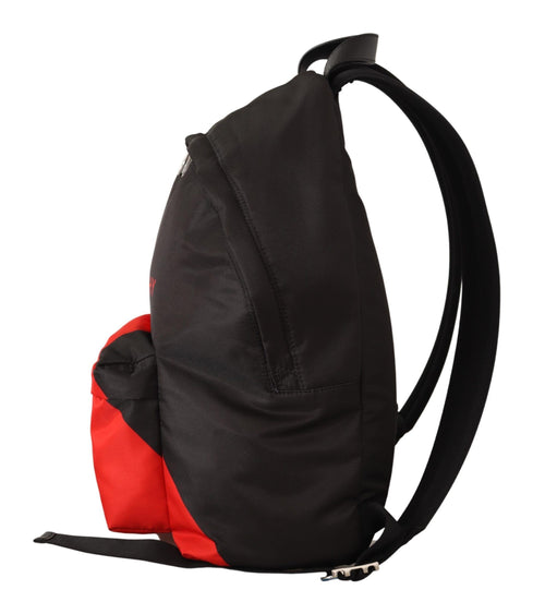 Givenchy Red &amp; Black Nylon Urban Men's Backpack