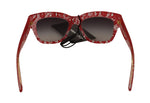 Dolce & Gabbana Elegant Sicilian Lace Insert Women's Sunglasses