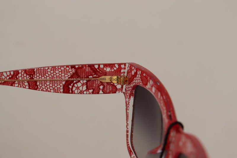 Dolce & Gabbana Elegant Sicilian Lace Insert Women's Sunglasses