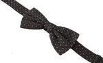 Dolce & Gabbana Elegant Polka Dot Silk Bow Men's Tie
