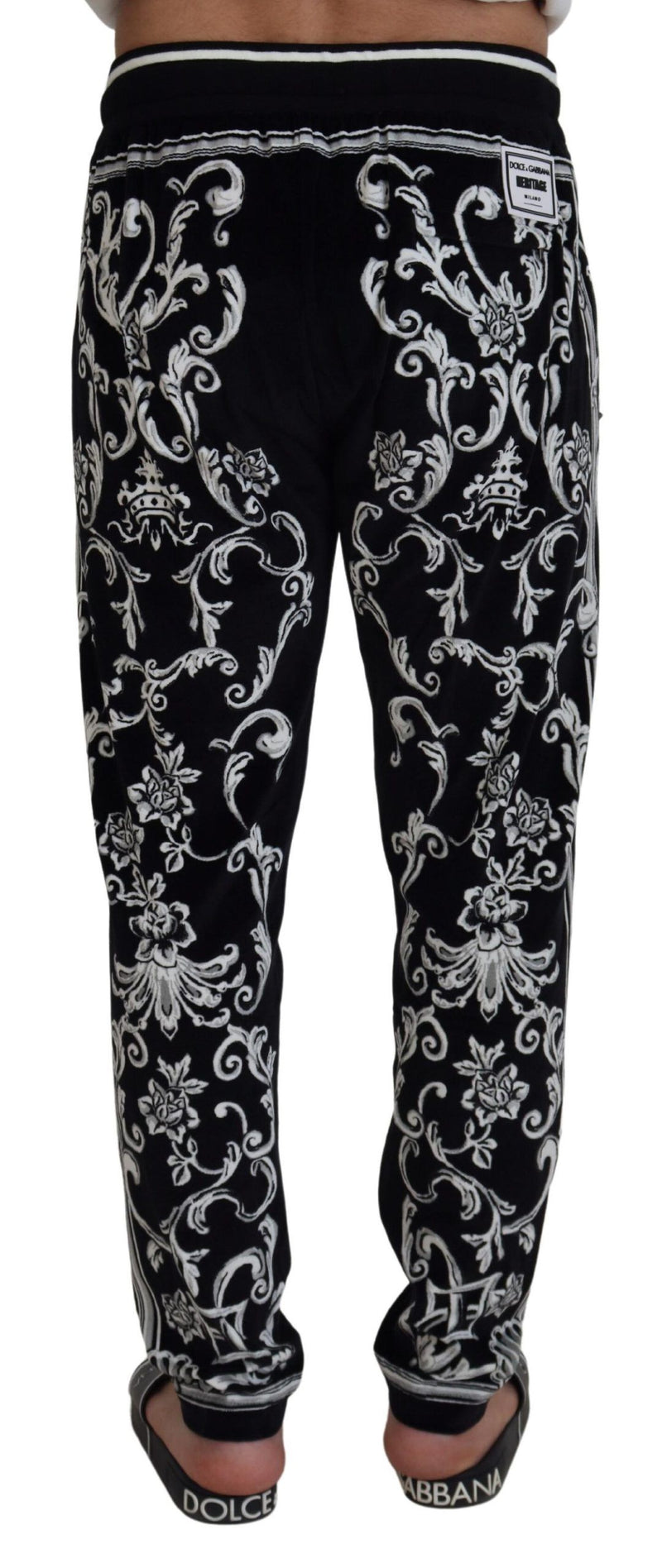Dolce & Gabbana Baroque Patterned Casual Men's Sweatpants