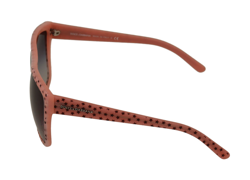 Dolce & Gabbana Brown Stars Acetate Frame Women Shades Women's Sunglasses