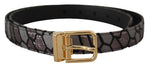 Dolce & Gabbana Multicolor Leather Statement Men's Belt