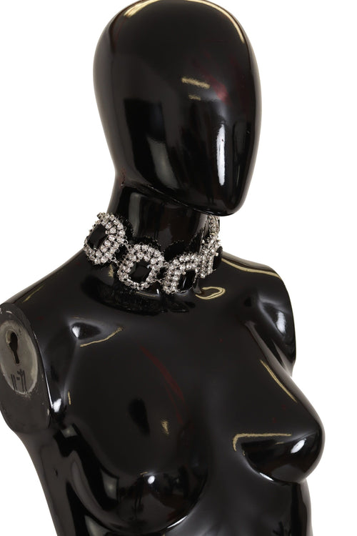 Dolce & Gabbana Elegant Crystal Choker Women's Necklace