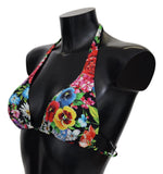 Dolce & Gabbana Vibrant Floral Print Bikini Women's Top