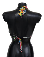 Dolce & Gabbana Vibrant Floral Print Bikini Women's Top