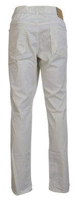 Ralph Lauren Elegant Ivory Straight-Fit Denim Men's Jeans