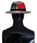 Dolce & Gabbana Eclectic Chic Multicolor Fedora Women's Cap