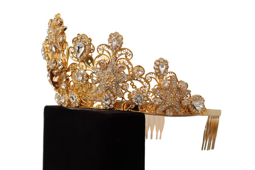 Dolce & Gabbana Elegant Crystal Embellished Women's Diadem