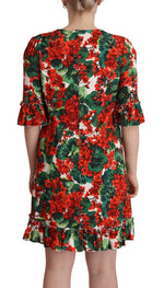 Dolce & Gabbana Floral Mini Enchantment Women's Dress