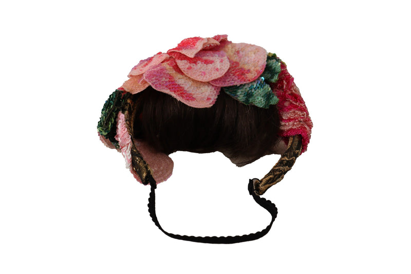 Dolce & Gabbana Multicolored Sequined Diadem Women's Headband