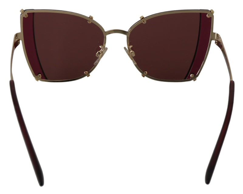 Dolce & Gabbana DG2214 Violet Women Cat Eye Mirrored Eyewear Women's Sunglasses
