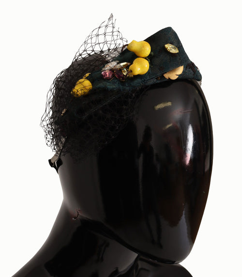 Dolce & Gabbana Charming Sicilian Lemon Crystal Women's Headband