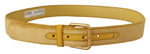 Dolce & Gabbana Elegant Velvet Designer Gold-Buckled Women's Belt