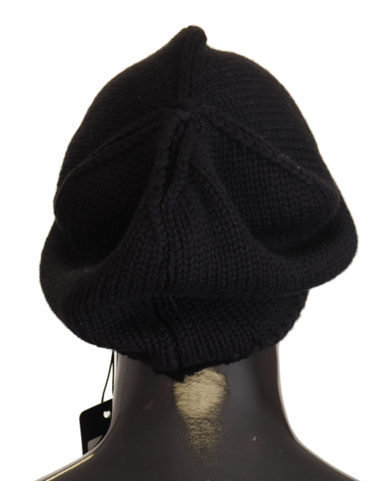Dolce & Gabbana Elegant Virgin Wool Slouch Women's Hat