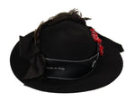 Dolce & Gabbana Elegant Wide Brim Black Women's Hat