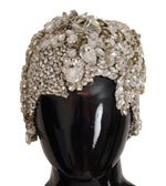 Dolce & Gabbana Elegant Crystal-Encrusted Cloche Women's Hat