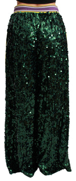 Dolce & Gabbana Exclusive Multicolor Sequined Women's Pants
