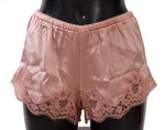 Dolce & Gabbana Pink Floral Lace Lingerie Women's Underwear