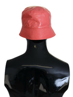 Dolce & Gabbana Elegant Peach Bucket Hat - Summer Chic Women's Essential