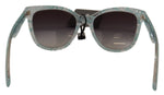 Dolce & Gabbana Blue Lace Crystal Acetate Butterfly DG4190 Women's Sunglasses