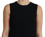 Dolce & Gabbana Elegant Sleeveless Black A-Line Mini Women's Dress