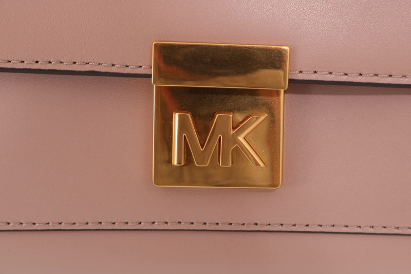 Michael Kors Elegant Pink Leather Mindy Shoulder Women's Bag