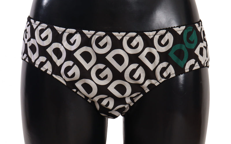 Dolce & Gabbana Multicolor DG Logo Print Slip Bottom Women's Underwear