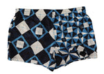 Dolce & Gabbana Blue Majolica Print Polyester Men's Swimwear