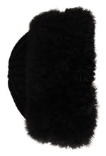 Dolce & Gabbana Elegant Black Cashmere Alpaca Fur Women's Beanie
