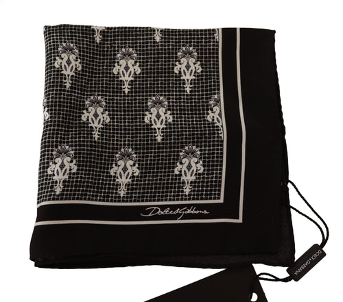 Dolce & Gabbana Elegant Silk Pocket Square Men's Handkerchief