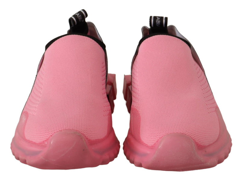Dolce & Gabbana Chic Pink Sorrento Slip-On Women's Sneakers