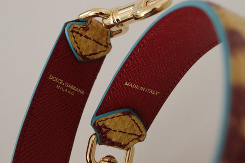 Dolce & Gabbana Elegant Ayers Leather Bag Women's Strap